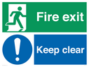 fire-exit-keep-clear-dual-safety-sign-running-man-facing-right-and-exclamation-i~